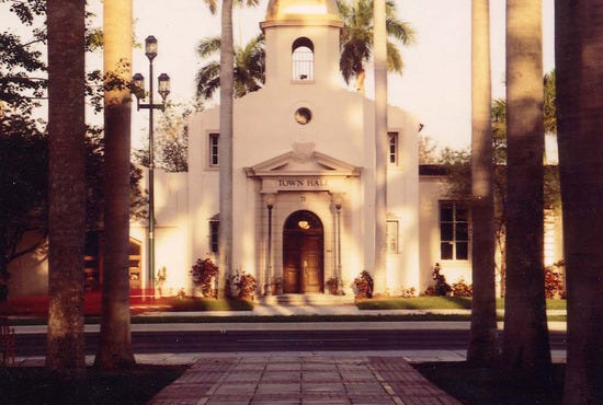 Mediterranean revival style Town Hall