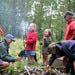 Kids love to learn and help build the fire