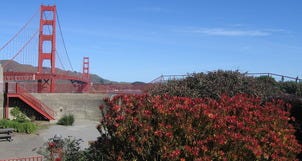 Sausalito via the Golden Gate Bridge