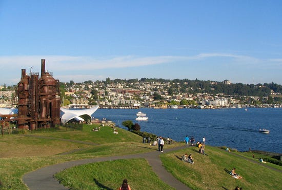 View of Gas Works Park