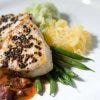 pepper crusted swordfish