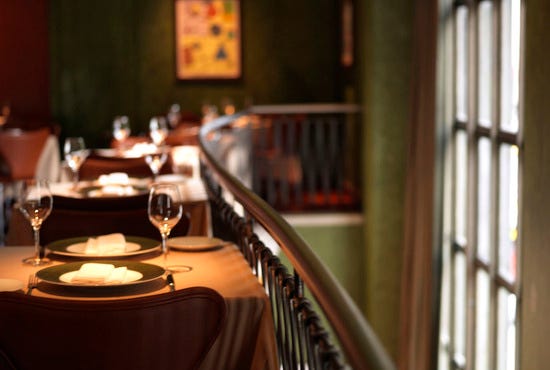 Tabla dining room detail