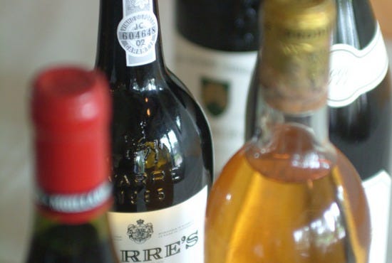 Wine Spectator award winning wine list