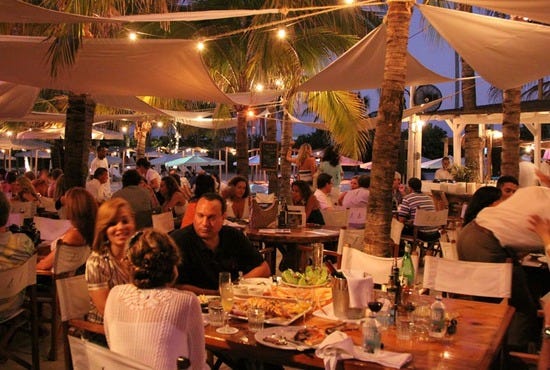 Dinner at Nikki Beach