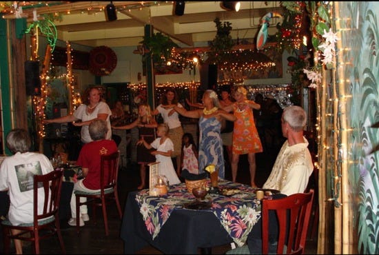 Learn to dance the hula at Bamboo!