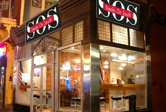 Award winning cheesesteaks
