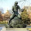 The "Learning" statue in Parkman Plaza located in Boston Common, America's oldest park; Boston, Massachusetts.