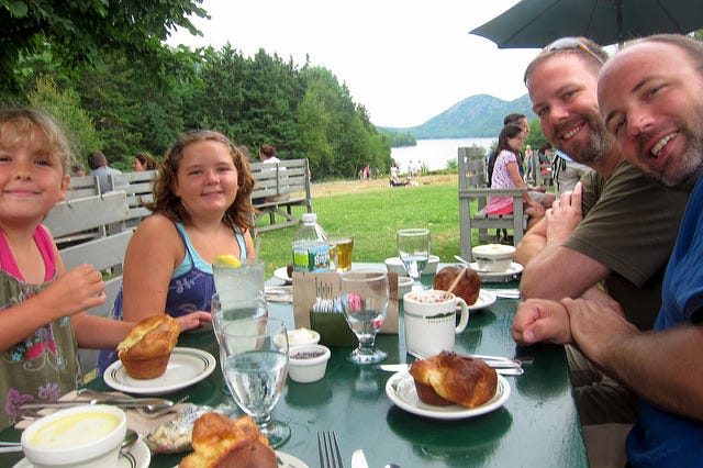 Eat Popovers at Acadia National Park
