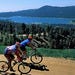 Bikers enjoy a spin around Big Bear Lake