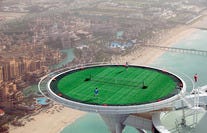 Tennis on Top of the World in Dubai