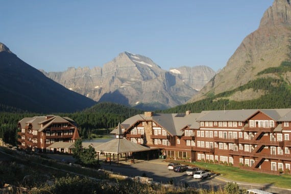 Many Glacier Hotel at Glacier National Park