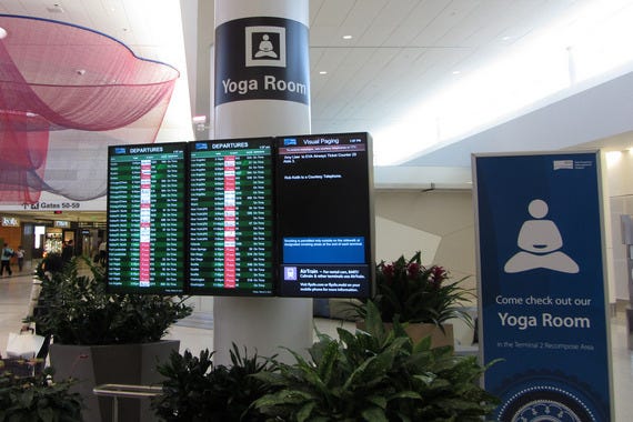 Yoga Room in San Francisco International Airport