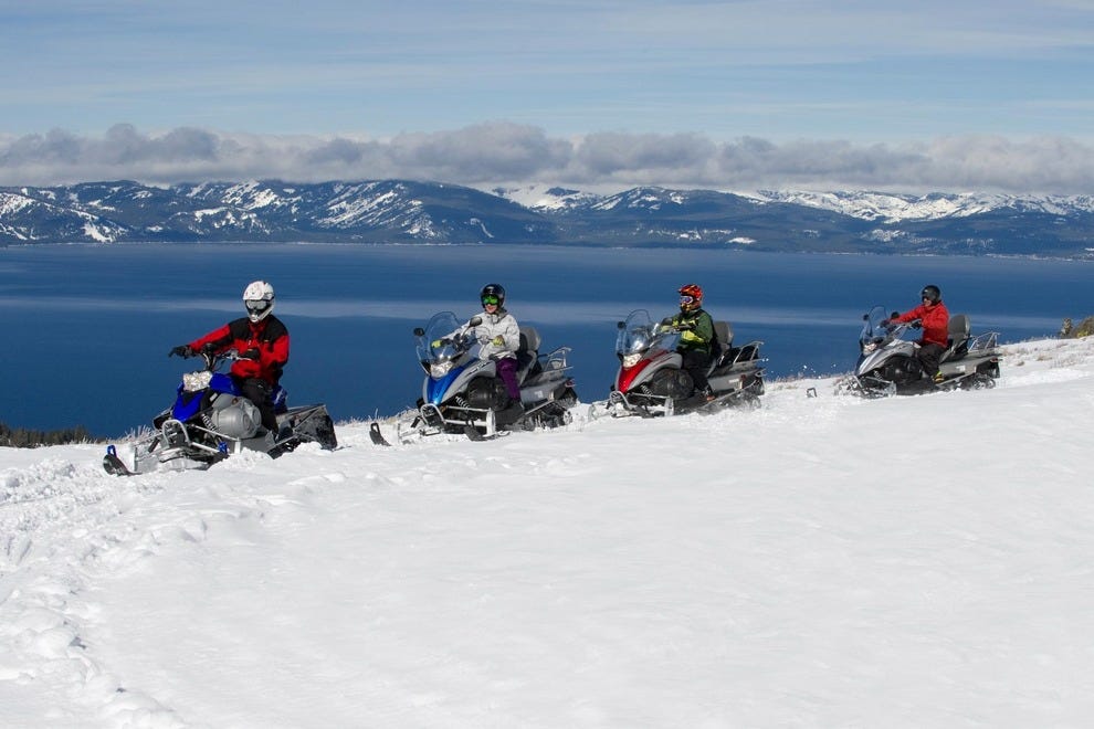 Lake Tahoe Snowmobile Tours with Zephyr Cove Resort Attractions