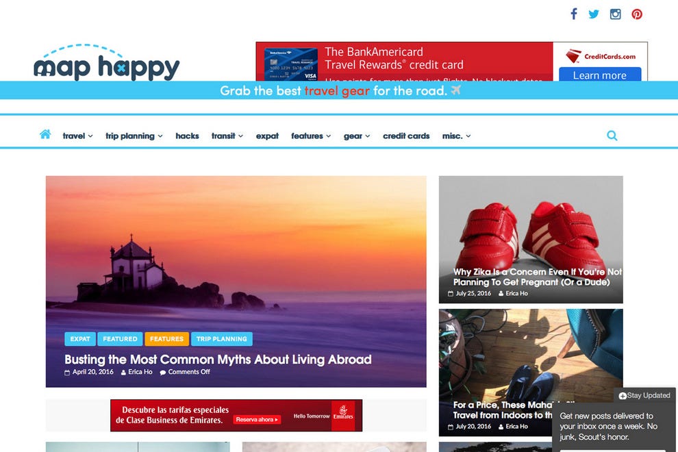 Best Budget Travel Blog Winners 2016 10Best Readers' Choice Travel Awards