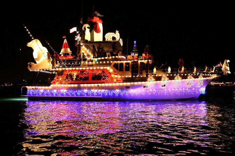 Vote Newport Beach Christmas Boat Parade Best Holiday Parade