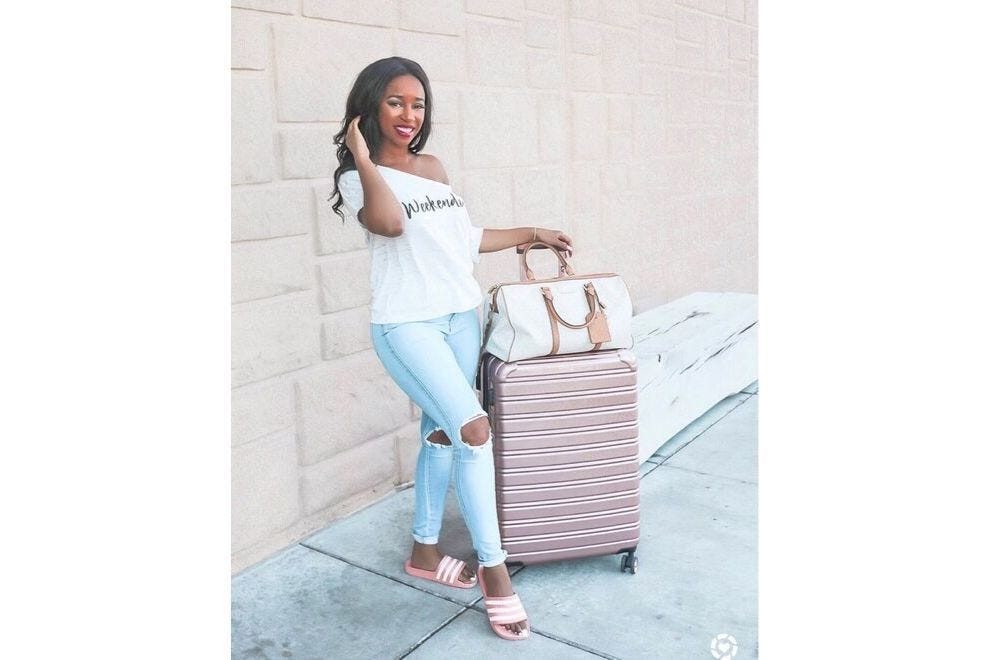 iFly Luggage Fibertech Rose Gold