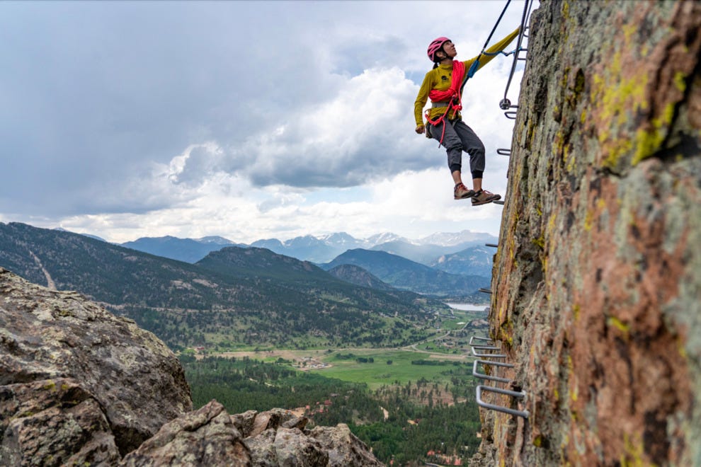 The Cloud Ladder at Kent Mountain Adventure Center
