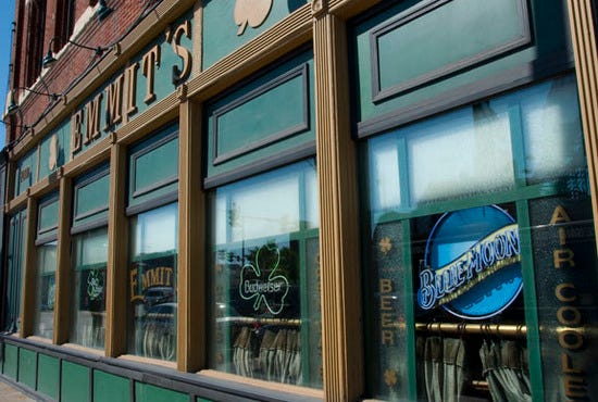 Emmit's Irish Pub in Chicago for authentic Irish pub fare and beers.