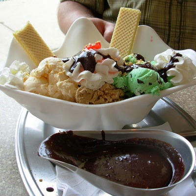 Margie's Candies in Chicago offers ice cream and homemade candies.
