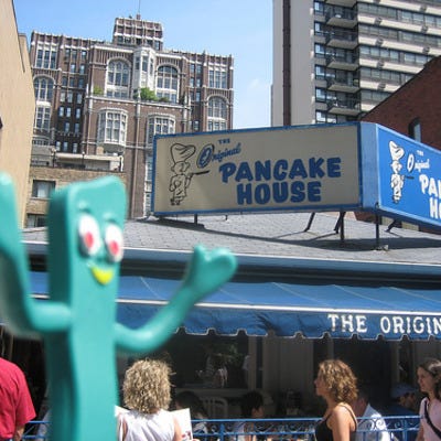 The Original Pancake House in Chicago for breakfast.