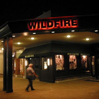 Chicago's Wildfire Restaurant offers steaks, chops, &amp; seafood, plus private events.