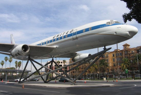 DC-8 passenger jet