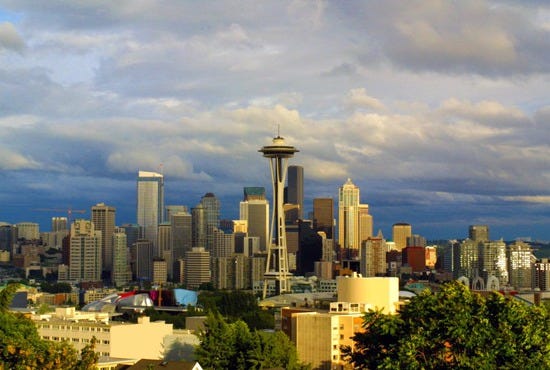 Seattle, WA skyline with Space Needle