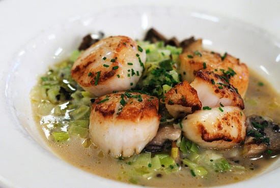 Scallops at Balthazar