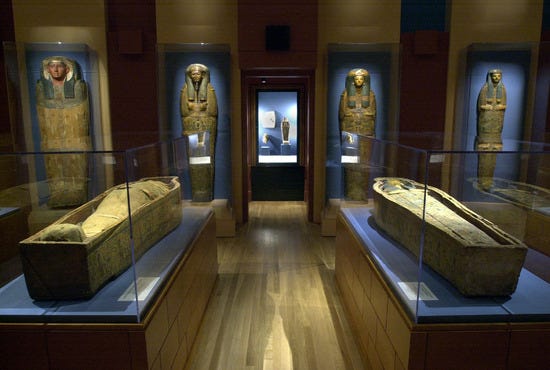 Egyptian Displays at the Michael C. Carlos Museum