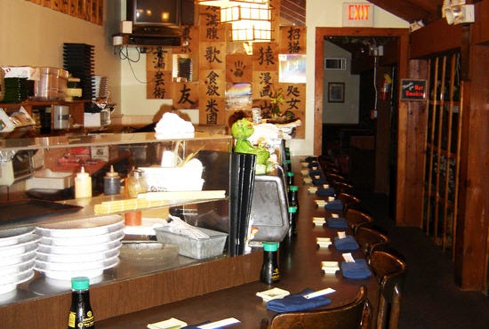Order your favorite sashimi at the sushi bar