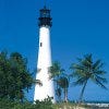 Historic Cape Florida Lighthouse, located in Miami, Florida.