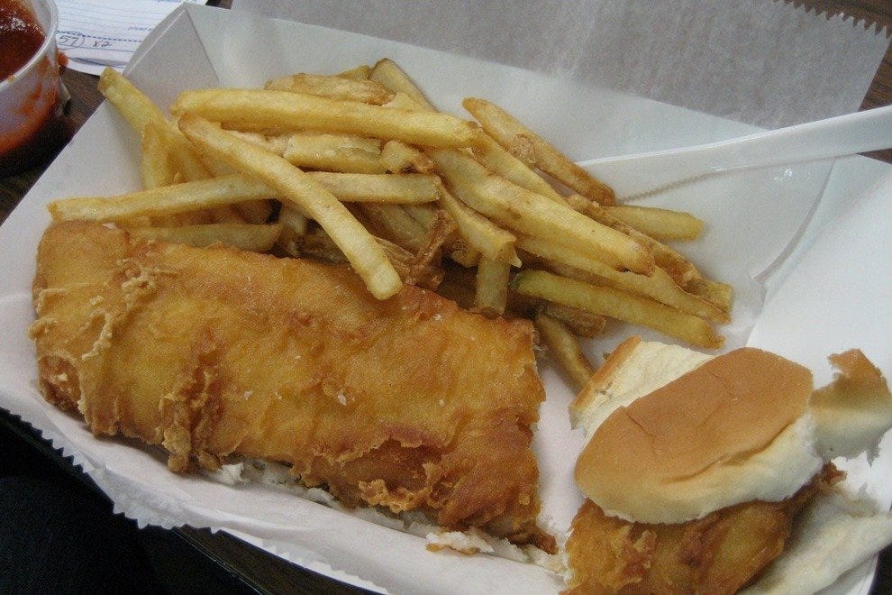 Codfather Authentic English Fish and Chips and English Groceries, The