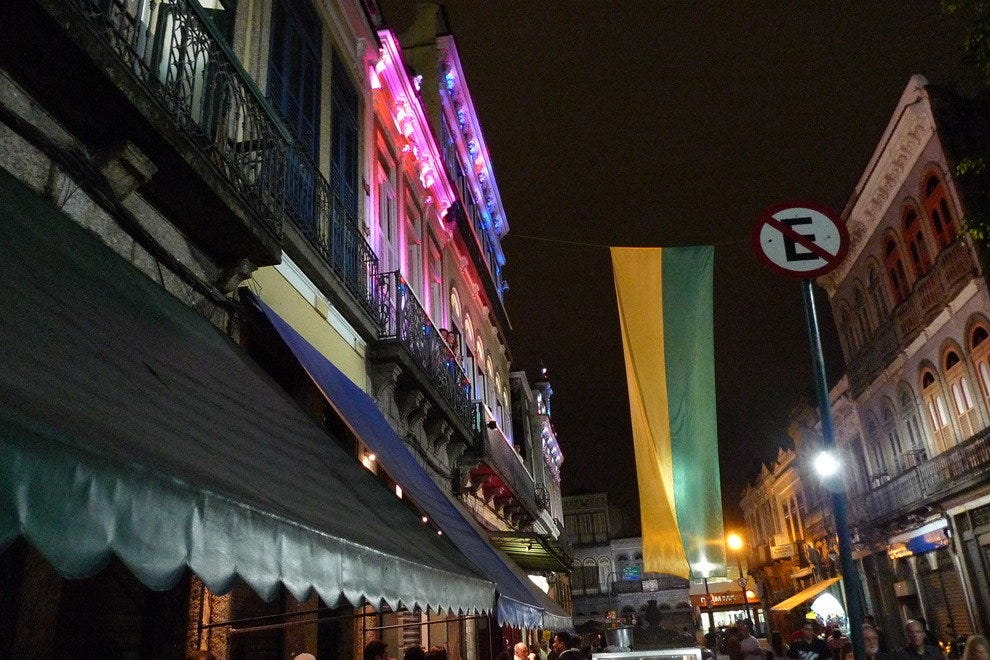 Head to Rio's Oldest Street for the Freshest Nightlife
