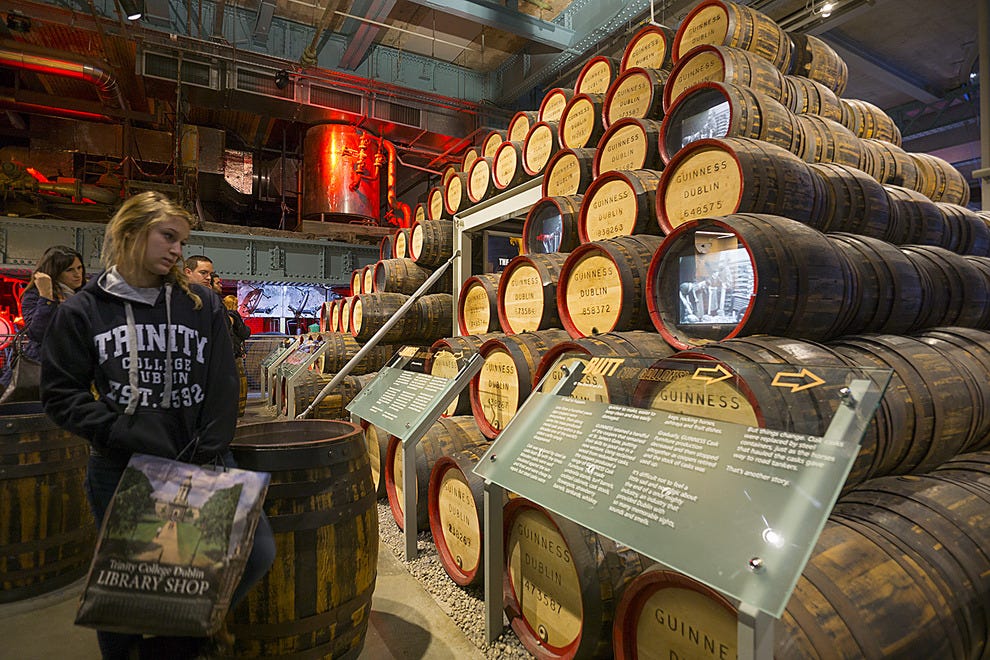 La exhibición de tonelería Guinness