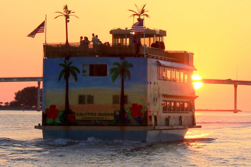 sunset sailboat cruise st pete beach