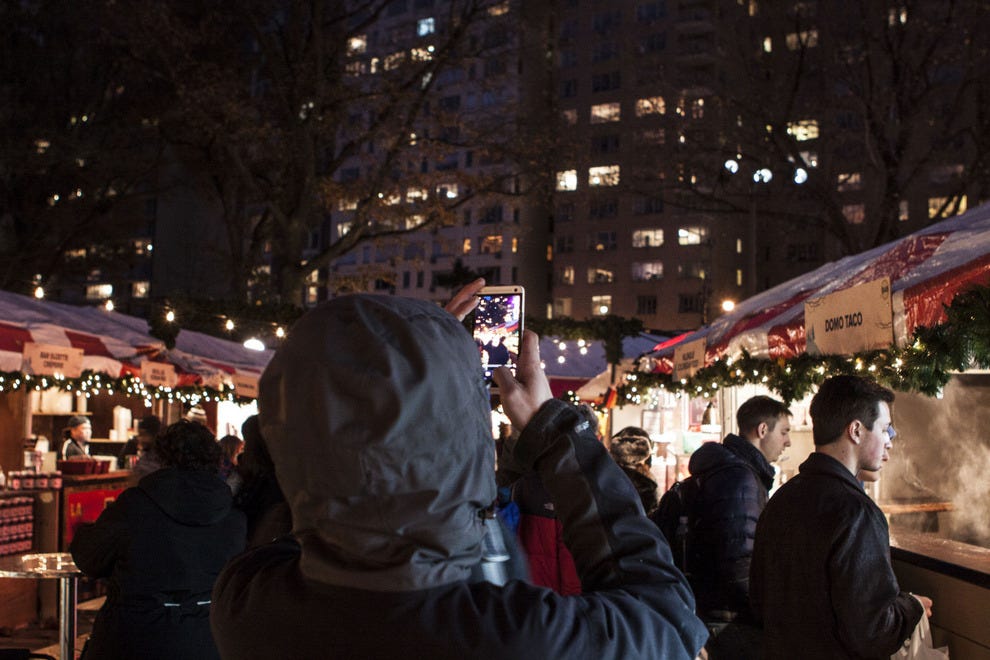 Columbus Circle Holiday Market Adds Festive Spirit to Central Park