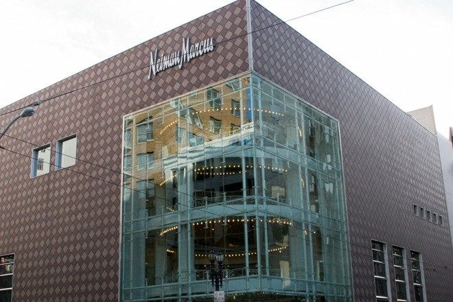 Best department stores in San Francisco including Neiman Marcus