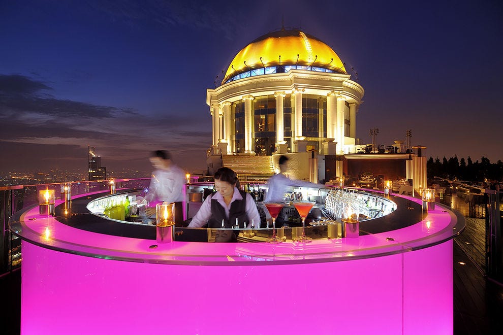 Rooftop Bars Nightlife In Bangkok