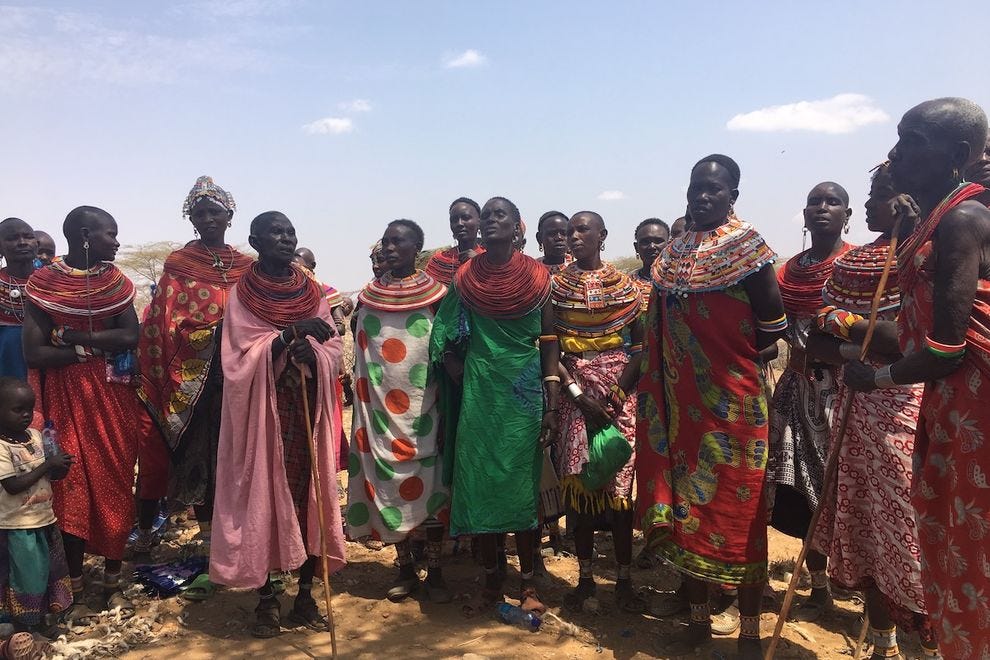 Meeting the Samburu women was a once-in-a-lifetime experience