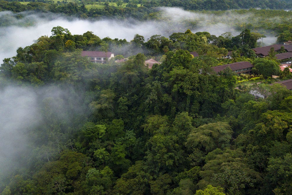 Tabacon se trouve sur 900 acres de réserve de forêt tropicale