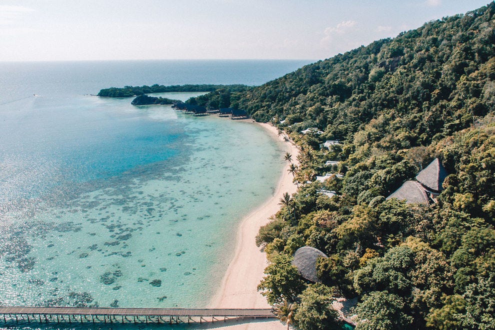 La réserve de Bawah est la première station balnéaire de l'archipel d'Anambas à signer un engagement de conservation avec le World Wildlife Fund en Indonésie