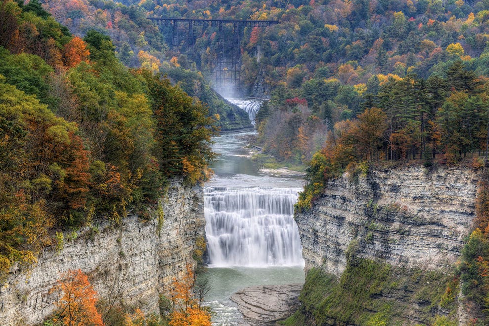 Waterfall in the Finger Lakes