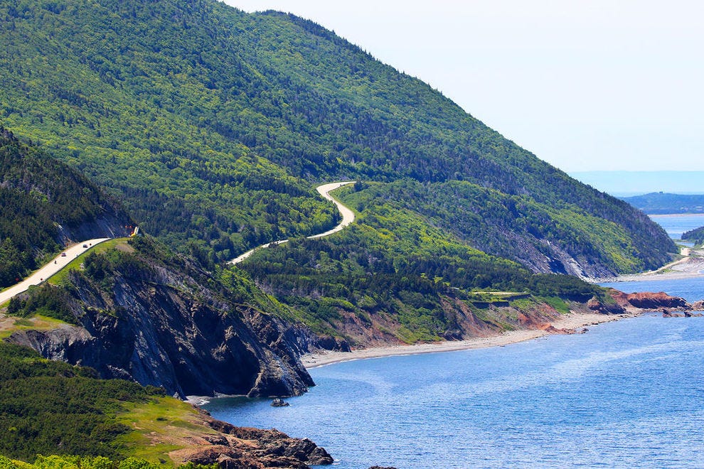 Cabot Trail in Cape Breton Highlands National Park