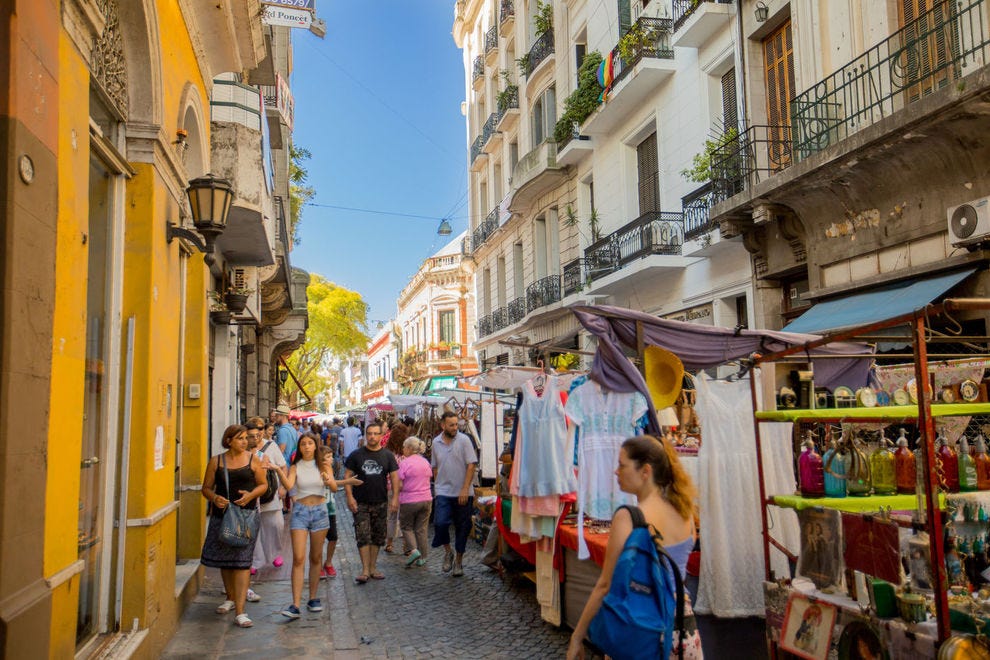 San Telmo antiques and crafts fair