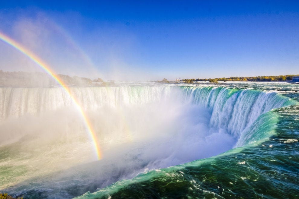 Rainbow over Niagara Falls