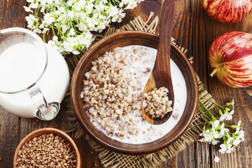 Start your day on a healthy note with a bowl of buckwheat