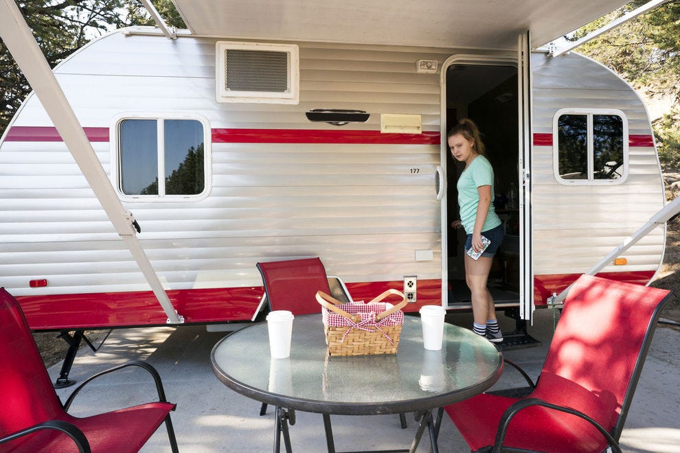 You don't need to own an RV to spend the night in one