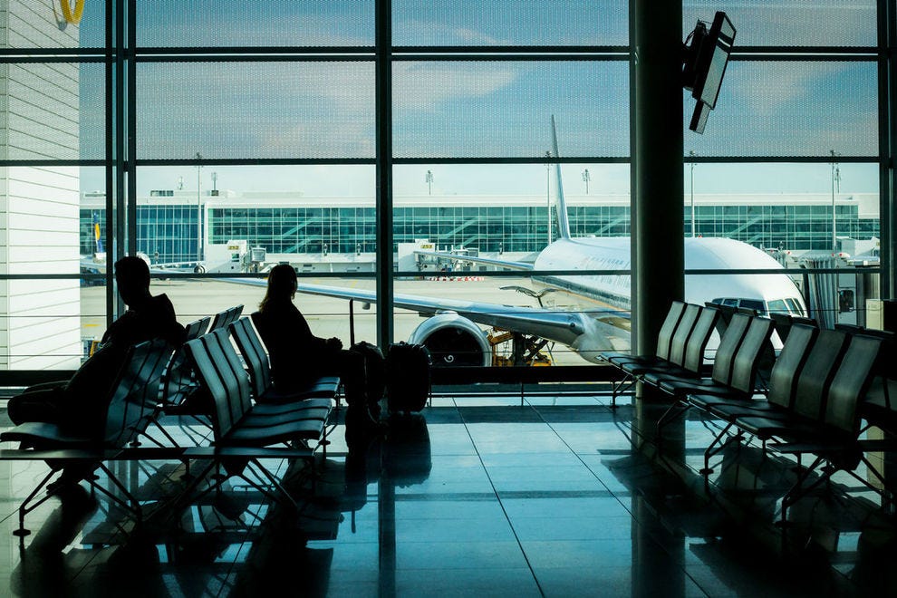 Airport waiting area