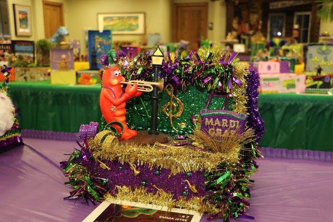 Mardi Gras Ornament, Christmas, Louisiana, King Cake, Parade, Float,  Wholesale Available, Drez, Made in USA 