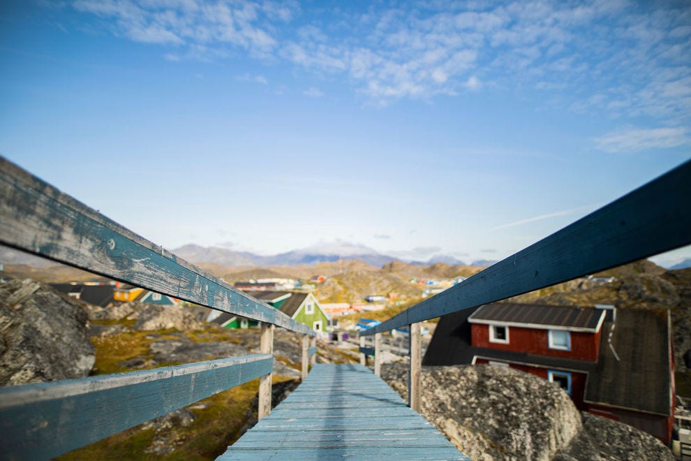 Wooden Bridge in Paamiut